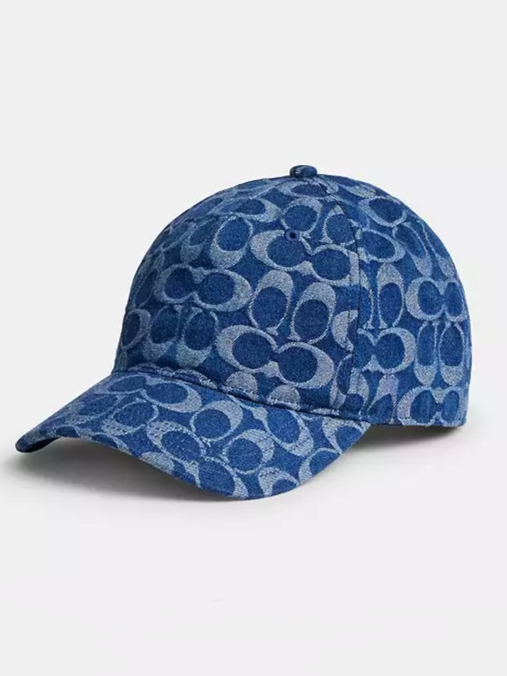 Coach Signature Denim Baseball Cap NWOT